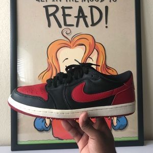 Nike Air Jordan 1 Low “ BRED” Size 8.5 VNDS